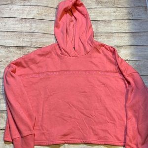 Under Armour Women’s Pink crop top sweatshirt size L